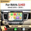 NONE Autoradio Ainavi per Toyota RAV4 RAV 4 XA40 2012-2019 con CarPlay e Android Auto, Stereo Multimediale Qualcomm con DSP 48EQ 2 Din