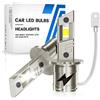 ASLENT 2x H3 LED Lampadina per fari Canbus Fan High Beam 6000K Bianco Auto Camion LED Fendinebbia Lampada di guida DRL 12V Luci di marcia diurna