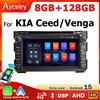 Aycetry Autoradio Wireless Carplay Android 15 da 7'' per KIA Ceed Venga 2010-2016, Android AUTO 2din, Schermo Multimediale 4G LTE