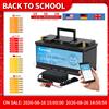 KEPWORTH Batteria Bluetooth LiFePO4 12V 100Ah con batteria al litio a ciclo profondo 100A BMS per roulotte, campeggio, barche, camper