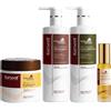 KARSEELL - Set per la cura dei capelli 1 maschera per capelli 500 ml. + 1 Olio di Argan 50ml. + 1 Shampoo Idratante 500ml. + 1 Balsamo Riparatore 500ml. Collagene, Olio di Argan, Essenza di Maca: