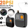 DWiusty 25PSI Elettrico Paddle Board Pompa Compressore D'aria Portatile Sup Pompa 2000mAh Ricaricabile Pompa di Aria Elettrica Per Kayak Barca Inf R4Z9