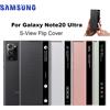 SAMSUNG Custodia a libro Smart View a specchio per Samsung Galaxy Note20 Ultra, cover LED di alta qualità per Galaxy Note20 Ultra 5G EF-ZN985