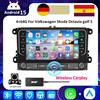 ESSGOO Autoradio Android 15 con Carplay Wireless per Volkswagen Skoda Octavia Golf 5 6 Touran Passat, Lettore Multimediale per Auto con GPS e WiFi