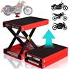 LONENESSL Tavolo elevatore per moto 500 kg Sollevatore idraulico per carichi pesanti Getto per sollevamento a forbice a ponte largo Getto per supporto per piede da tavolo per motore ATV per bici da cross