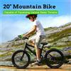 NONE Mountain bike per bambini da 130-150 cm per età 4-7, ingranaggi a 7 velocità con freni anteriori/posteriori, sedile regolabile, carico massimo 85 kg