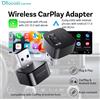 OTTOCAST Adattatore Wireless OTTOCAST Mini Dot per CarPlay e Android Auto 2 in 1, Dongle USB Plug & Play, Bluetooth 5.0, Connessione Automatica per VW Audi Benz