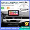 AUTOABC CarPlay wireless per Audi A4 B8 B9 A5 Q5 2016-2019 Android Auto con interfaccia AirPlay Mirror Link CarPlay Multimedia anteriore/visione
