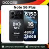 DOOGEE Note56 Plus Smartphone Android 16 48GB+256GB Batteria Grande da 6150mAh Display da 6.56'' 90Hz UNISOC T7225 Fotocamera da 50MP NFC