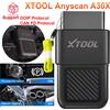 XTOOL Anyscan A30X PK A30M Strumento Diagnostico Auto Bluetooth OBD2 Scanner 26+ Servizi di Reset Lettore Codici per Veicoli FCA con SGW