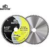 DARTOTEK Disco da taglio in lega dura da 216 mm, lama circolare TCT per tagliare legno, alluminio, rame, metallo, disco da taglio.