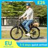 URLIFE Bicicletta elettrica Urlife E26 750W con pneumatici 36V 13Ah 26x2, display LCD rimovibile, 7 velocità, freni a disco idraulici per adulti, con interruttore.