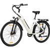 Ttgo Bicicletta Elettrica TTGO 28" Leggera in Alluminio per Uso Quotidiano e Tempo Libero, Batteria Rimovibile 36V18AH, Motore 250W, Autonomia 120KM
