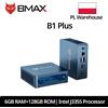 BMAX B1 Plus PC con Windows 11, Intel J3355, 6GB RAM, 128GB ROM, HDMI, USB, Wi-Fi, supporta 4K@60Hz, Intel HD Graphics 500, mini PC