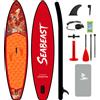 Sea beast SEABEAST Tavola da SUP Gonfiabile 335cm, Stand Up Paddle Board, Paddleboard, Supboard, Tavola da Surf con Zaino