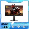 TITAN ARMY Monitor da Gaming TITAN ARMY P276MS Piatto 16:9 Fast IPS QHD 240Hz Overclocked 275Hz con DyDs a 180 Zone, QD-Mini LED e Base con Supporto Regolabile