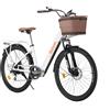 Cysum Bicicletta elettrica CYSUM Cityrun-26 per il pendolarismo urbano, motore da 250W, batteria 36V10Ah, bici elettrica per tutti i terreni
