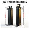 Aleaivy Batteria Li-Ion Silver Fish da 11Ah 15Ah 17Ah 20Ah 24V/36V/48V con Caricabatterie da 2A, per Motore Bafang Silverfish 250W-1000W