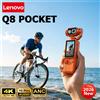 Lenovo 4K HD HandHold Wearable Camera Mini Travel Outdoor Portable Recorder Pocket Cam For Motorcycle and Vlogging 2026 New