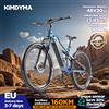 KIMDYMA K01 Bici Elettrica All-Terrain con Pneumatici Larghi, Motore da 1000W, Batteria Rimovibile 48V20Ah, Sensore di Coppia, Acceleratore per Fuoristrada