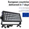 AICPOSE 4 pz. DMX512 IP65 44x10W Pixel RGBW Fari Wash da Esterno con Controllo Luminosità per DJ, Discoteca, Matrimoni