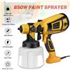GECOFEER Pistola a Spruzzo Elettrica Senza Fili 1400ML 850W, Spruzzatore di Vernice per Auto e Mobili, Aerografo per Rivestimenti in Acciaio, Batteria Esclusa