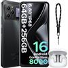 DOOGEE Smartphone DOOGEE M30 Pro con Display da 6,88'', Batteria da 8000mAh, Display Posteriore da 1,3'', 64GB(8+56) 256GB, Fotocamera da 64MP, Android 16, Telefono Cellulare
