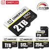 OnePlus Scheda SD OnePlus 2TB ad Alta Velocità V30 A2 4K, Scheda di Memoria 512GB 256GB 1TB Micro TF con Adattatore per Smartphone/Tablet/PC
