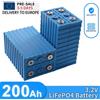 NONE EU Stock 200AH Lifepo4 Battery 3.2V Lithium Iron Phosphate DIY Cell 12V 24V 48V for Solar/RV/Marine/Home Storage