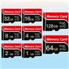 SomnAmbuList Scheda Micro SD/TF da 1GB, 2GB, 4GB, 8GB, 16GB, 32GB, 64GB, 128GB Classe 10 per Telefono
