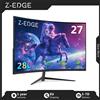 Z-EDGE Monitor da gioco curvo Z-EDGE da 27 pollici, monitor LED Full HD 1920 x 1080 a 280Hz, 1ms MPRT, schermo curvo 16:9, HDR10, FreeSync, luminosità 350cd/m², design con cornice ultrasottile, compatibile