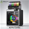 Creality Stampante 3D Creality K2 Pro Combo con stampa multicolore CFS, velocità massima di 600 mm/s, livellamento automatico, doppia fotocamera AI, riscaldatore attivo, spazio di stampa ampio 300x300x300mm