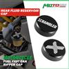 MOTO4U Coperchio tappo serbatoio fluido posteriore in alluminio per moto 1 PC per DUCATI Scrambler 800 2014 2015 2016