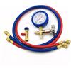 NONE Accessori per pompe per vuoto HS-466AL aria condizionata frigorifero refrigerante manometro a bassa pressione con adattatore per valvola di sicurezza