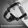 MACTIONS Moto CNC poggiapiedi posteriore passeggero pedane Kit di montaggio pedale nero per Harley Sportster XL Iron 883 1200 72 48 2000-2021 2022