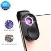 APEXEL Microscopio per cellulare APEXEL 100X, micro lente con luce LED, mini lente d'ingrandimento tascabile con clip universale per telefoni