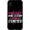 Mud Run Marathon Outfits Schlammlauf Des Custodia per iPhone XS Max Pulisci quando ho iniziato Muddy Race Schlammlauf Mud Run