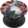 BlackDisco Luxury Fashion Collage Phone BlackDisco Luxury Fashion Collage Aesthetic, Leopard Print PopSockets PopGrip Adesivo