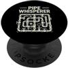 Tech Nerd For Engineer With Schematic Divertente detto sussurro di tubi per ingegneri PopSockets PopGrip Adesivo