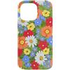 Charlotte Kay Designs Apparel & Accessor Custodia per iPhone 14 Pro Max Fiori festivi multicolori con coccinelle