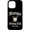 JB's Shakespeare Shop Custodia per iPhone 13 Pro Max Montague Fencing Club Verona Italia Spade e Scudo Invecchiato