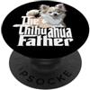 Raf THE ARTIST Designs Chihuahua Capelli Lunghi Papà Divertente Padre Cane Chiwawa Papà PopSockets PopGrip Adesivo
