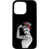 Anne Cha Art Custodia per iPhone 15 Pro Max Girl Power GRL PWR - Rivettatrice moderna Rosie the Rivettatrice Pin Up Retro Art