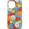 Charlotte Kay Designs Apparel & Accessor Custodia per iPhone 13 Pro Max Fiori festivi multicolori con coccinelle