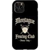 JB's Shakespeare Shop Custodia per iPhone 11 Pro Montague Fencing Club Verona Italia Spade e Scudo Invecchiato