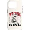 Keep Watch Christian Gothic Art Custodia per iPhone 16 Pro Aspettando il re scheletro cristiano Bibbia Art