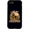 Sarcastic Alpine Dachsbracke Owner Humor Custodia per iPhone SE (2020) / 7/8 Mi piace il mio Alpine Dachsbracke e forse come 3 persone umorismo