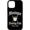 JB's Shakespeare Shop Custodia per iPhone 12 mini Montague Fencing Club Verona Italia Spade e Scudo Invecchiato