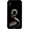 Majestic Black Mamba Face Wildlife Natur Custodia per iPhone XS Max Black Mamba Face Snake Rettile Wildlife Black Mamba