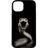 Majestic Black Mamba Face Wildlife Natur Custodia per iPhone 15 Plus Black Mamba Face Snake Rettile Wildlife Black Mamba
